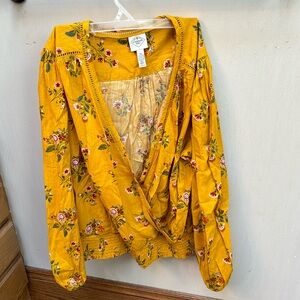 St. John’s Bay cute fall wrap (like) blouse.